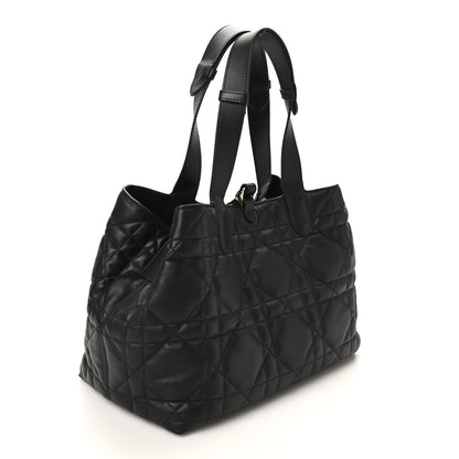 Christian Dior Calfskin Macrocannage Medium Toujours Black 3 of 10