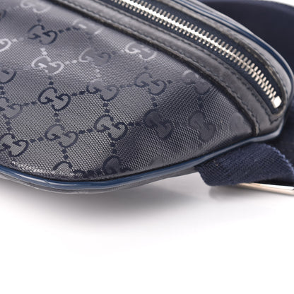 Gucci Imprime Monogram Belt Bag Navy 7 of 19