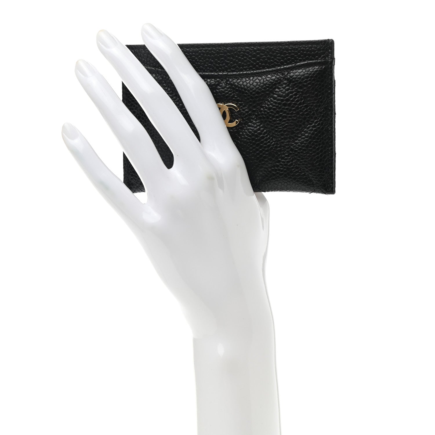 Chanel Caviar Quilted Card Holder Black 2 of 9