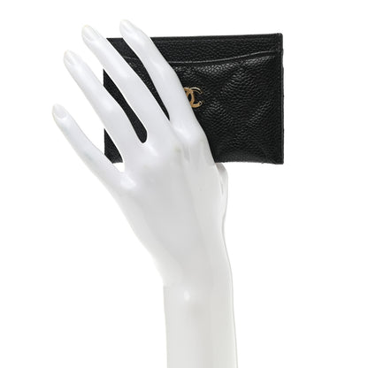 Chanel Caviar Quilted Card Holder Black 2 of 9