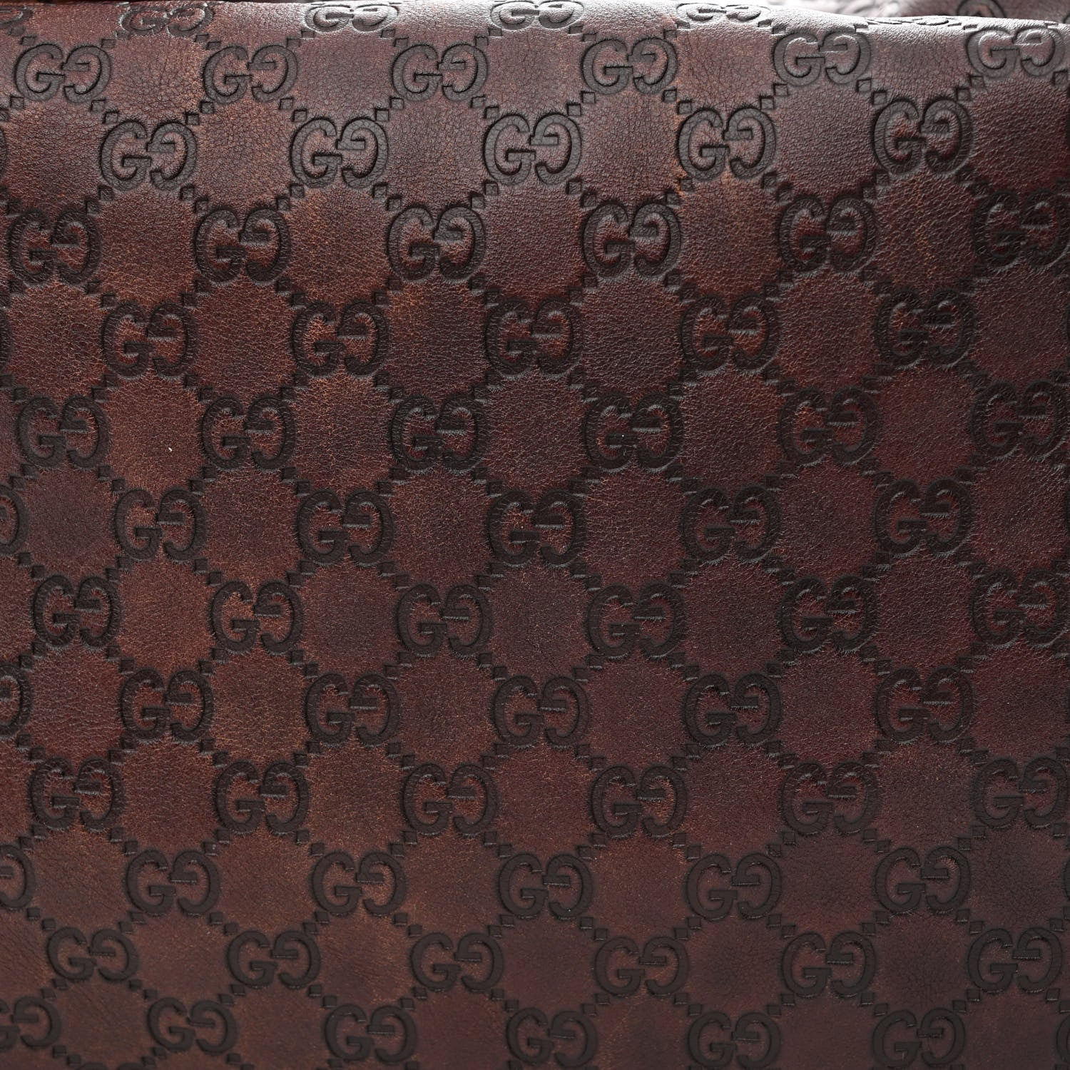 Gucci Guccissima Large Horsebit Chain Hobo Chocolate 8 of 11