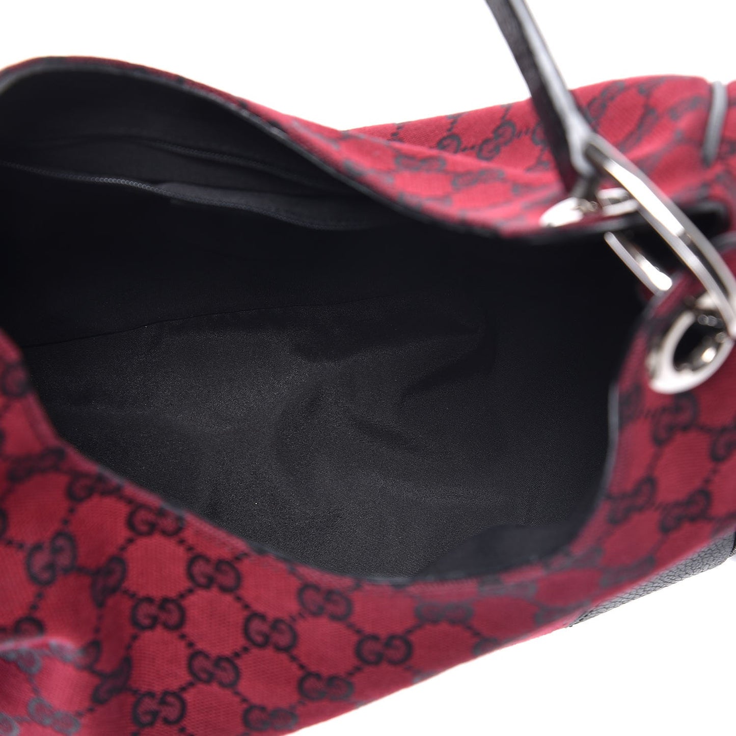 Denim Monogram Hobo Red