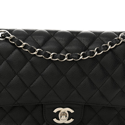 Chanel Caviar Quilted Medium Double Flap Black 7 of 15
