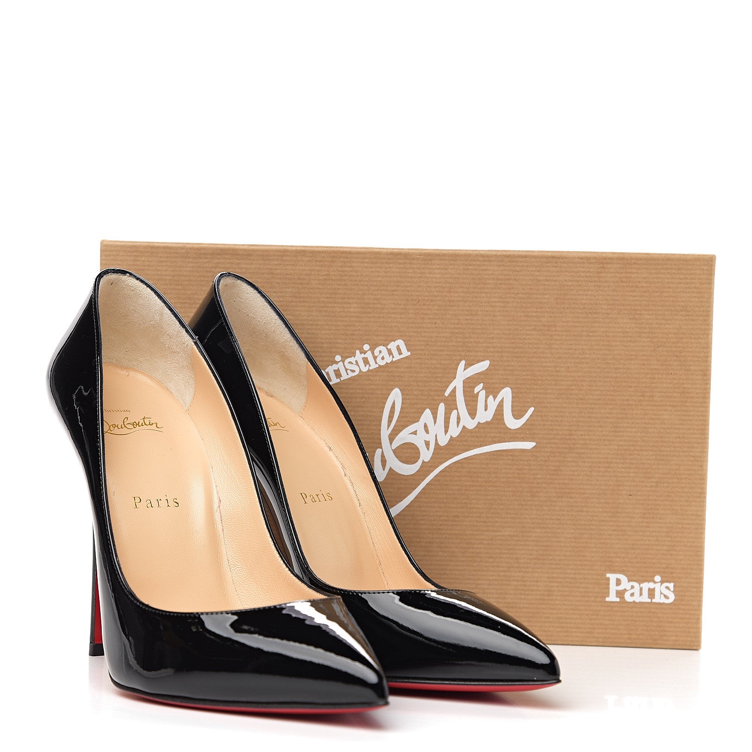 Christian Louboutin Patent Pigalle Follies 100 Pumps 40 Black 9 of 9