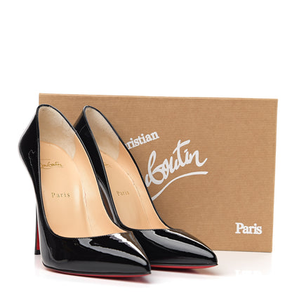 Christian Louboutin Patent Pigalle Follies 100 Pumps 40 Black 9 of 9