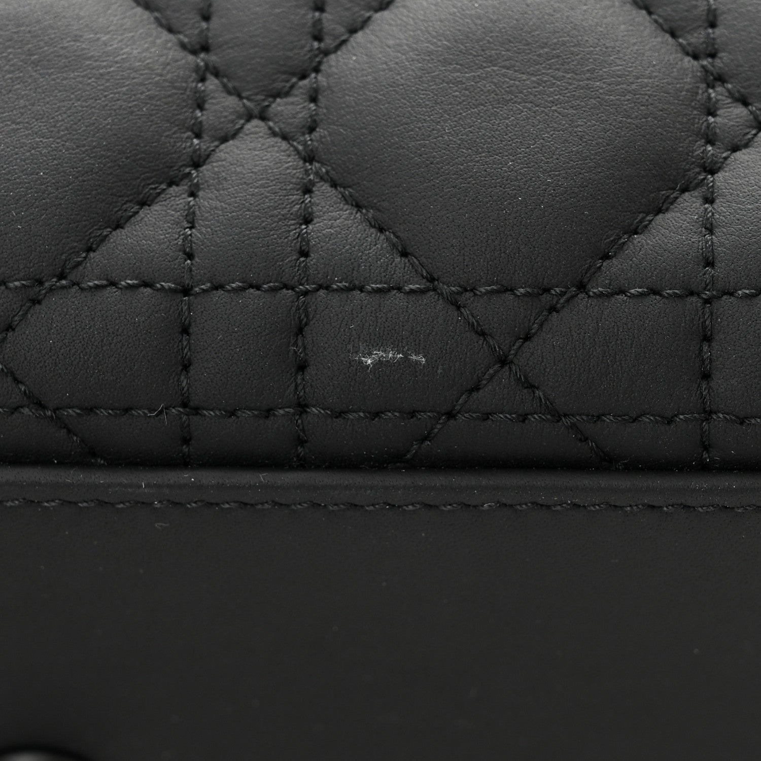 Christian Dior Ultra Matte Calfskin Cannage Large Lady Dior Black 12 of 12