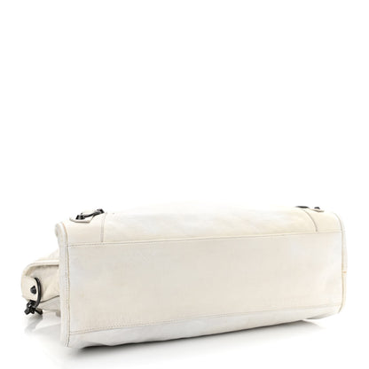 Balenciaga Agneau Classic Hardware City White Light 4 of 12