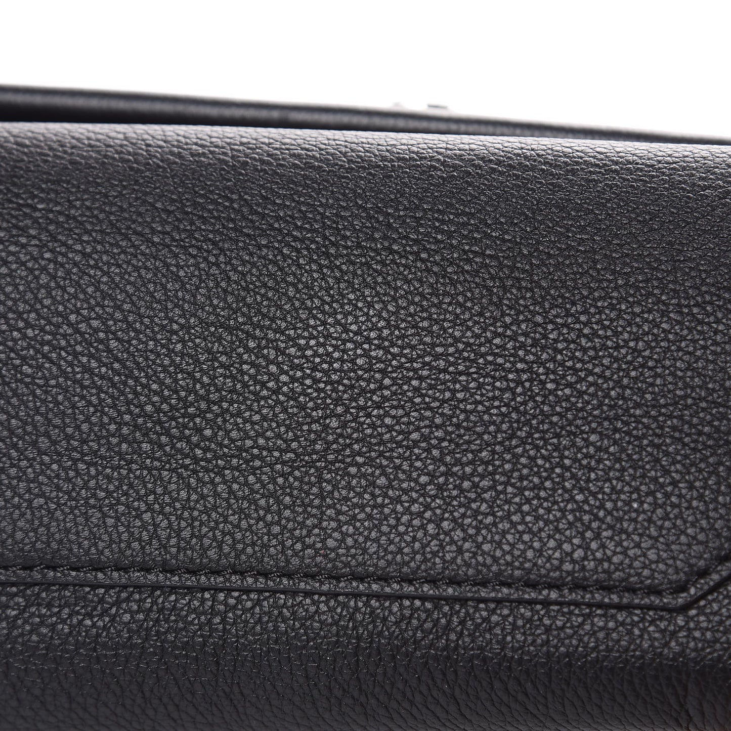 Soft Calfskin Lockme II Top Handle Black