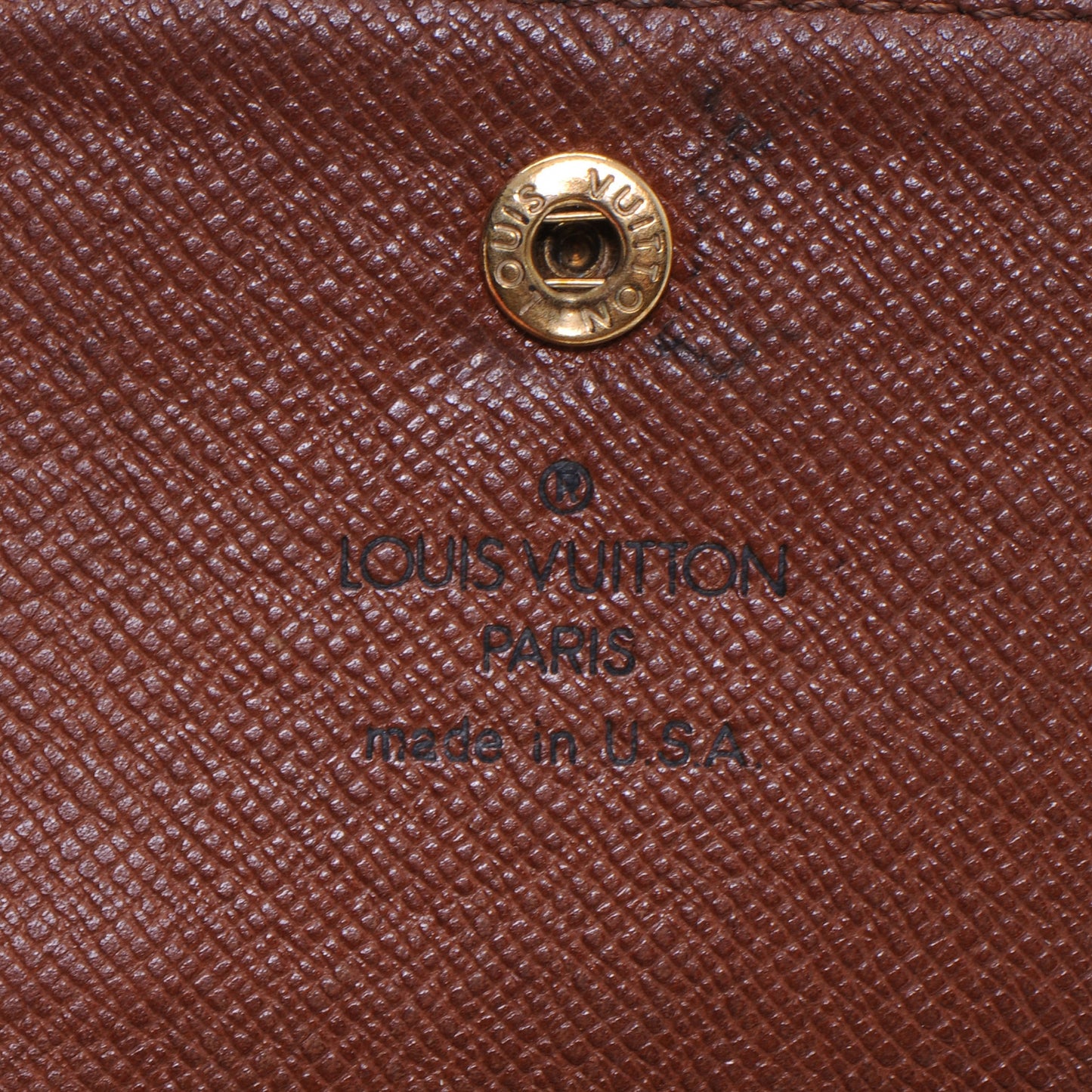 Monogram Photo Holder Wallet