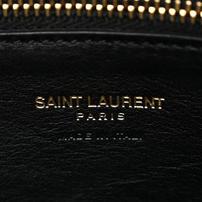 Saint Laurent Smooth Calfskin Medium Monogram Cabas Black 6 of 11