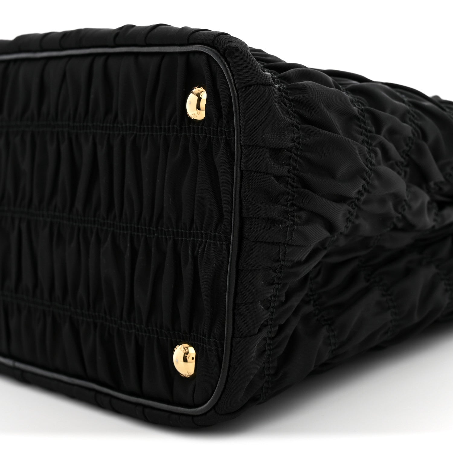Prada Tessuto Nylon Gaufre Small Tote Black 10 of 12