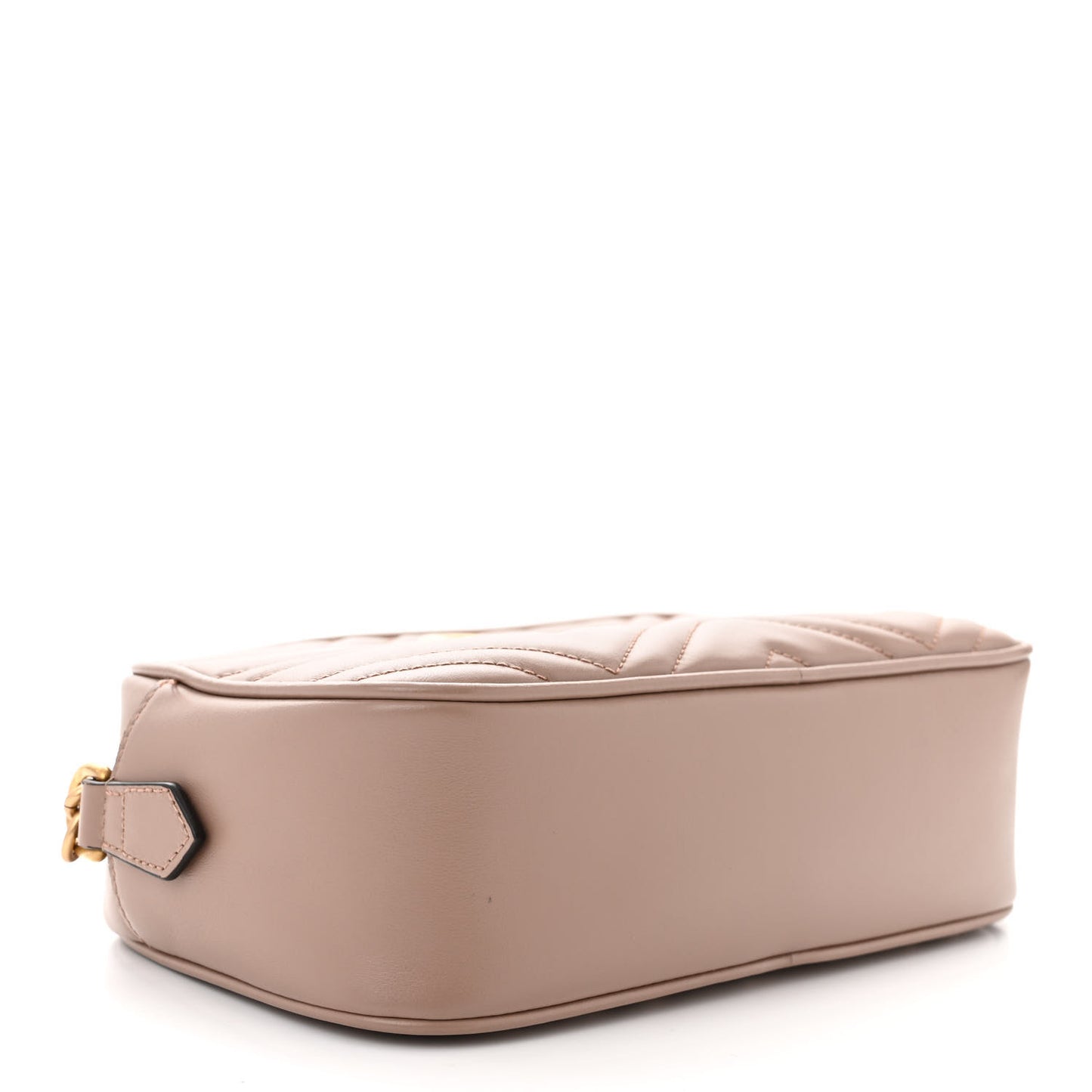 Calfskin Matelasse Small GG Marmont Chain Shoulder Bag Porcelain Rose