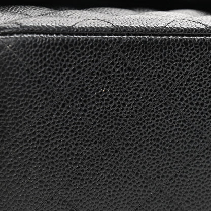 Chanel Caviar Quilted Jumbo Double Flap Black 11 of 11