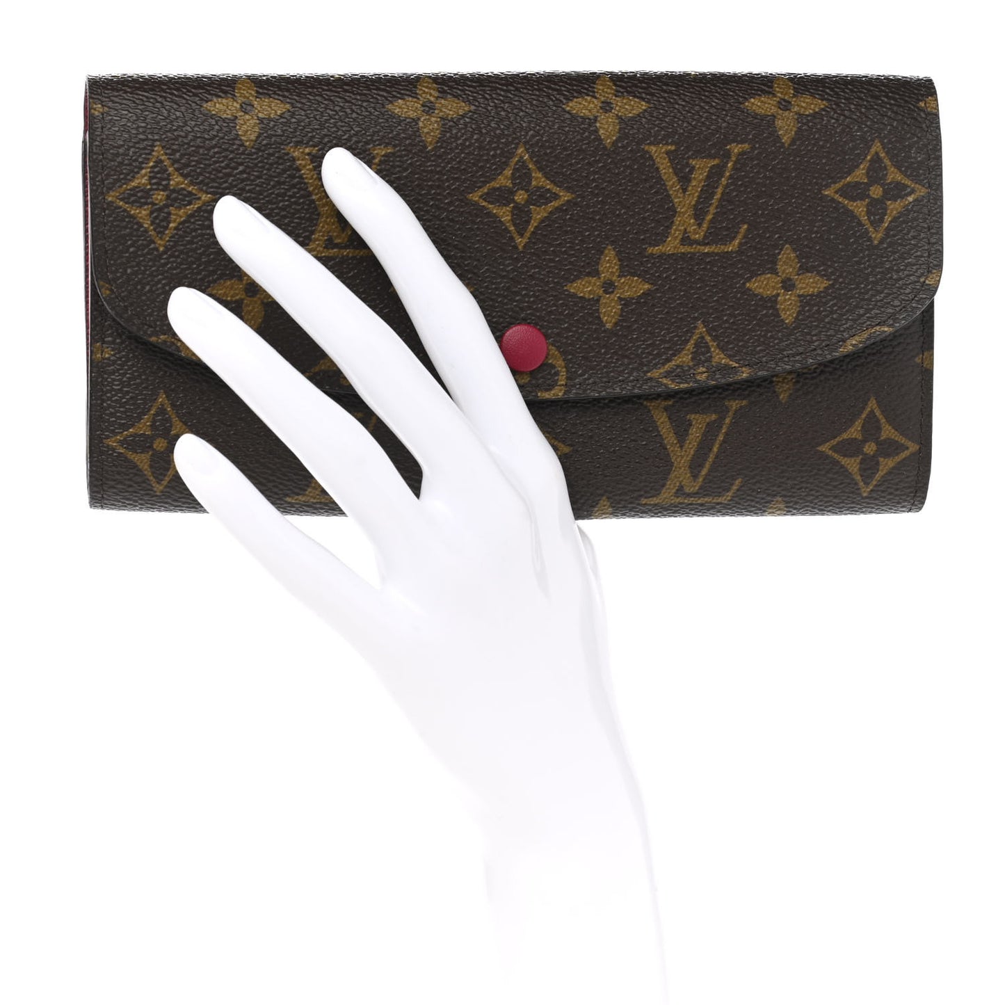 Monogram Emilie Wallet Fuchsia