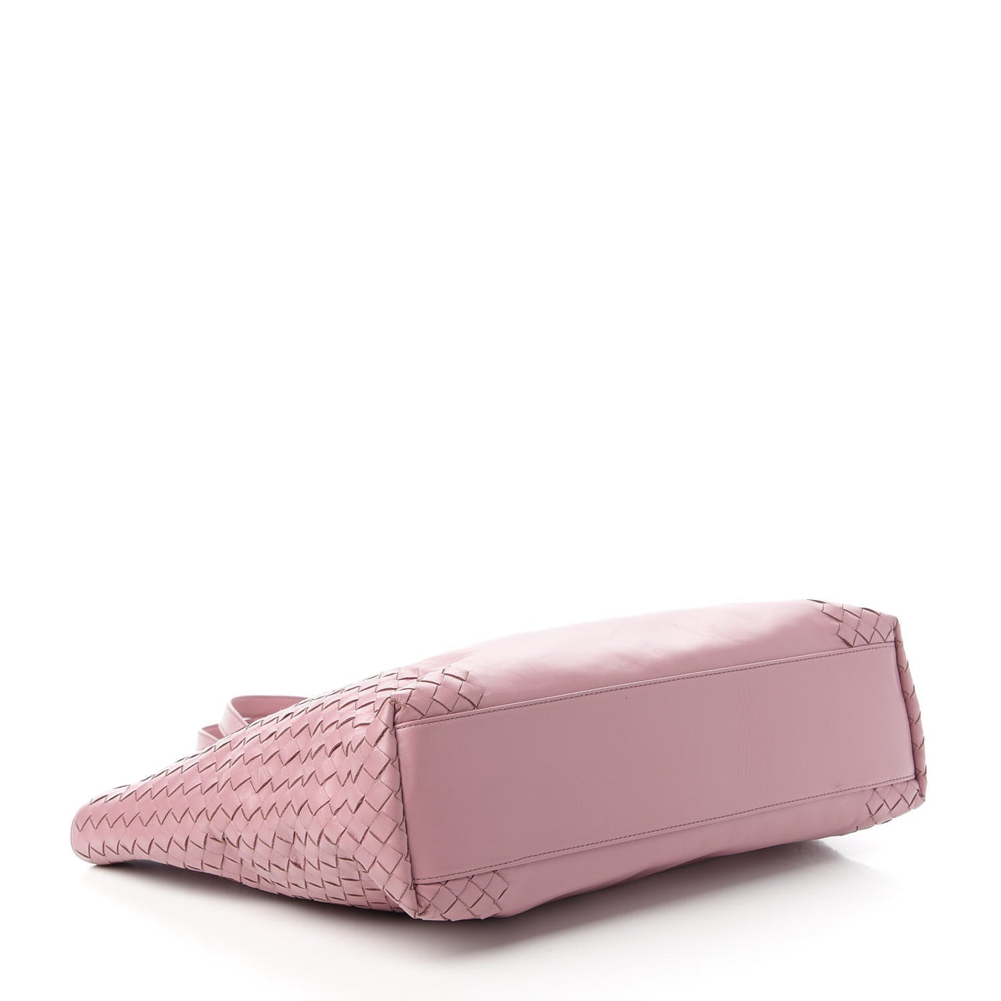 Calfskin Leggero Intrecciato Tote Mallow