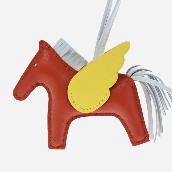 product image of hermes carnaline rodeo bag charm FASHIONPHILE