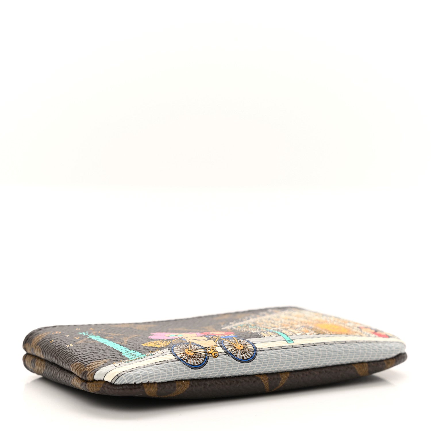 Louis Vuitton Monogram 2022 Christmas Animation Paris Key Pouch Pink 4 of 7