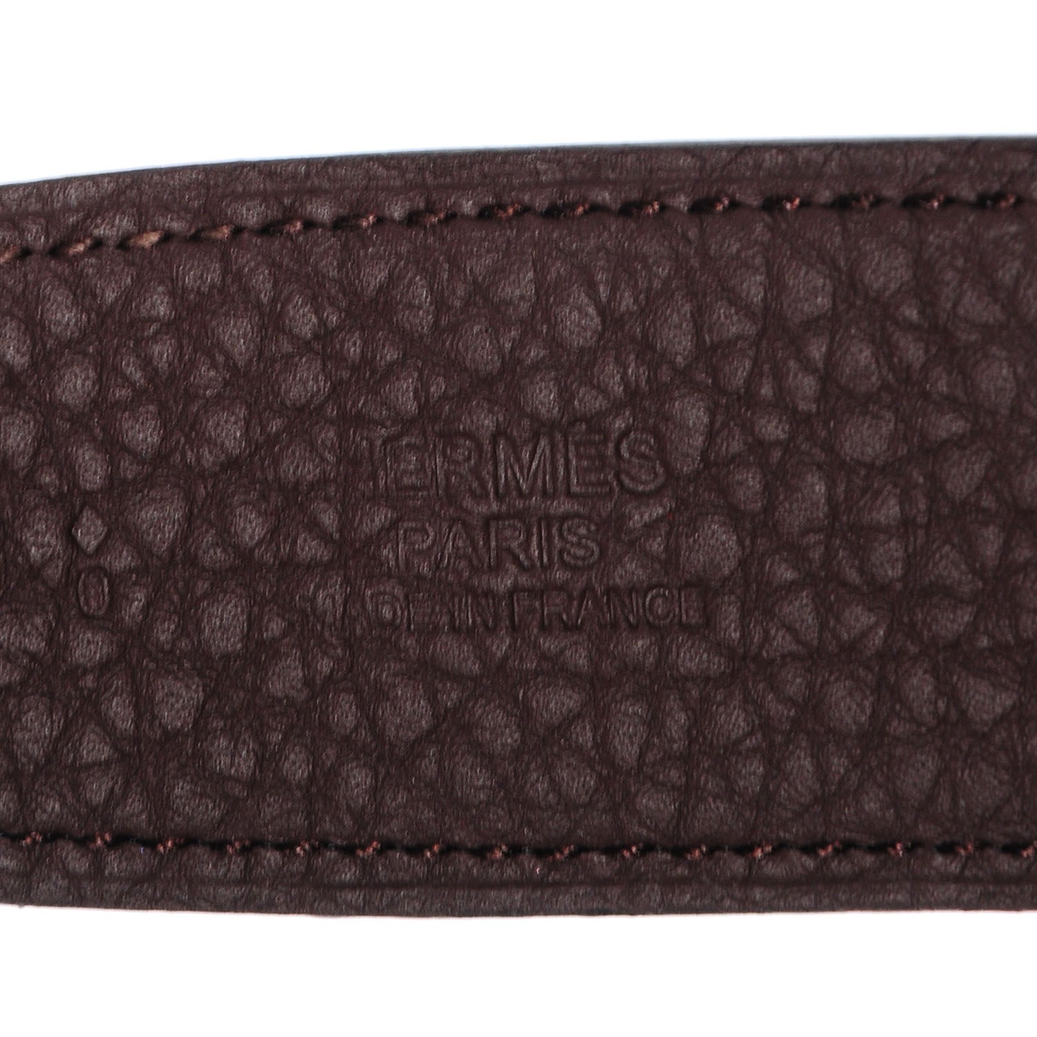 Hermes Box Togo Reversible 32mm Belt Strap 90 Noir Chocolate 2 of 5