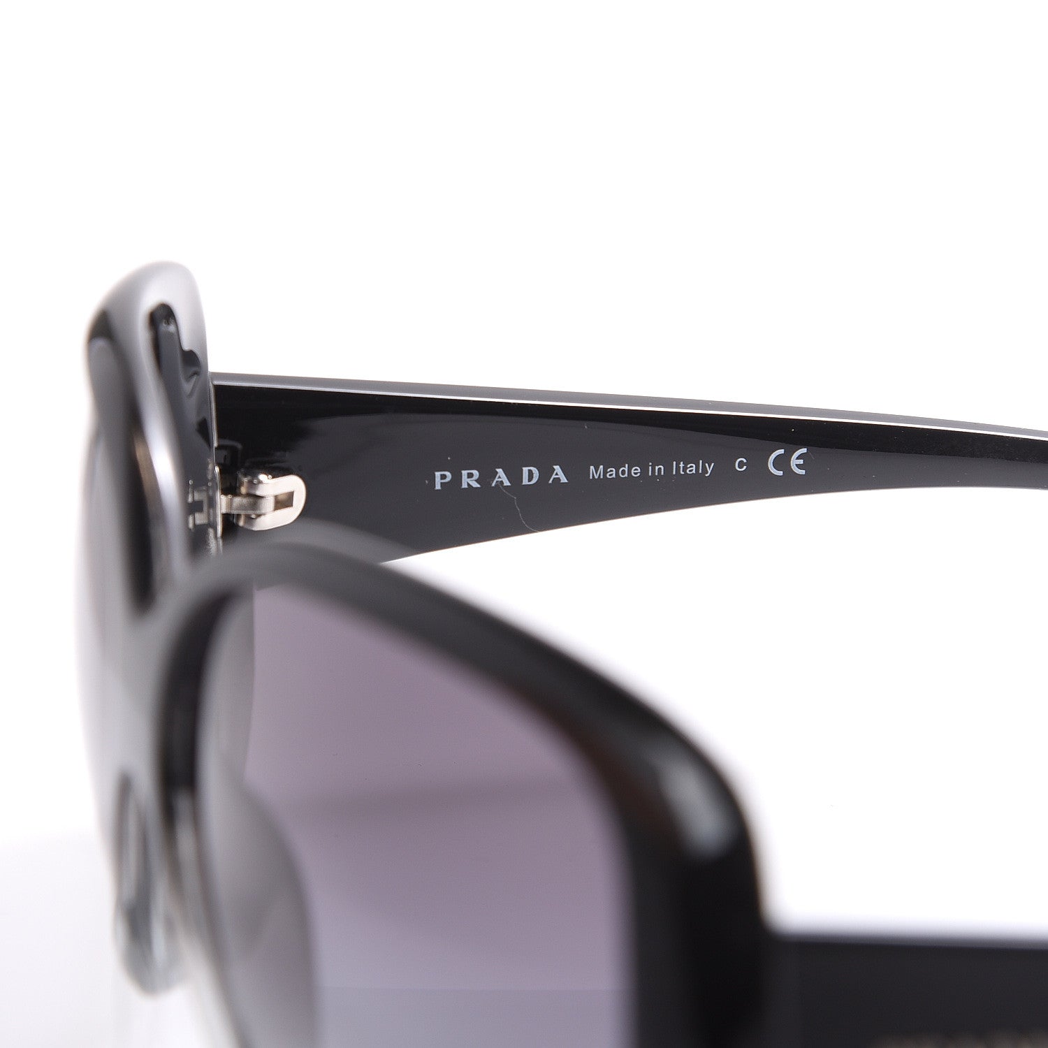 Prada Avorio SPR 25N Sunglasses Black 6 of 7