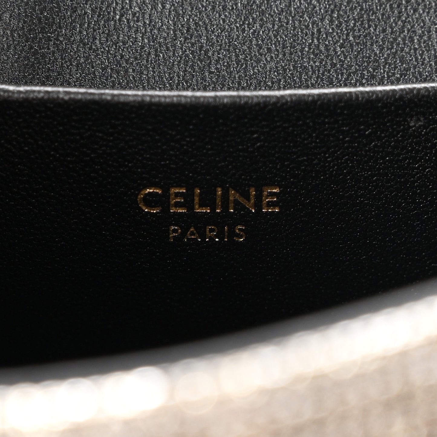 Glitter Textile Mini Victoire Bag Gold