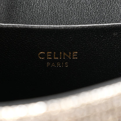 Celine Glitter Textile Mini Victoire Bag Gold 5 of 8