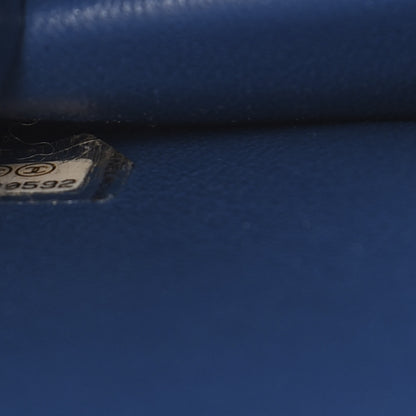 Chanel Sheepskin Quilted Beauty Lock Flap Blue 10 of 12