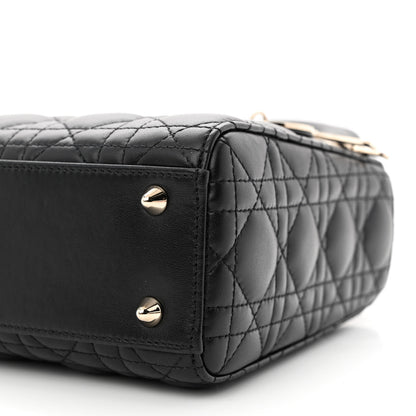 Christian Dior Lambskin Cannage Small My ABCDior Lady Dior Black 10 of 10