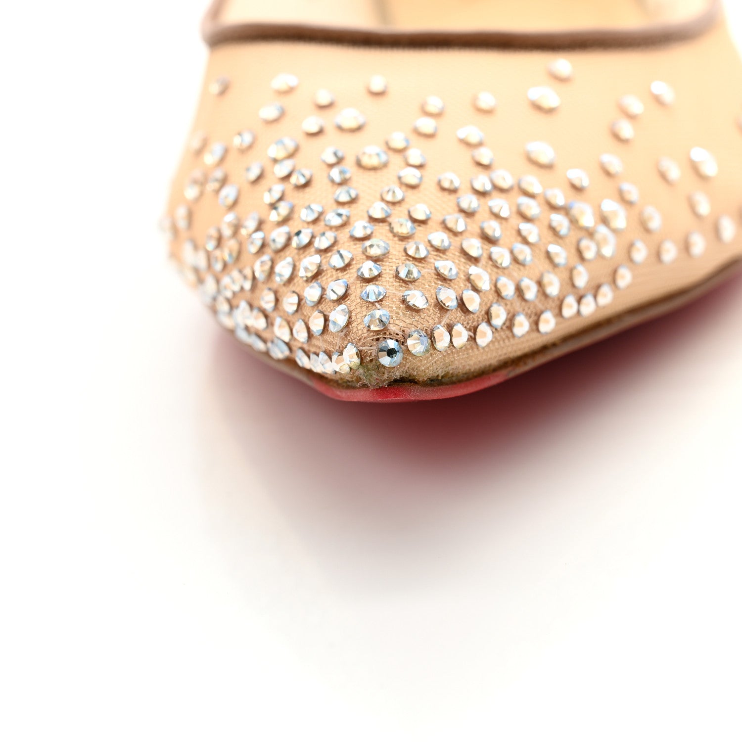 Christian Louboutin Crystal Strass Follies Flats 40 10 of 11