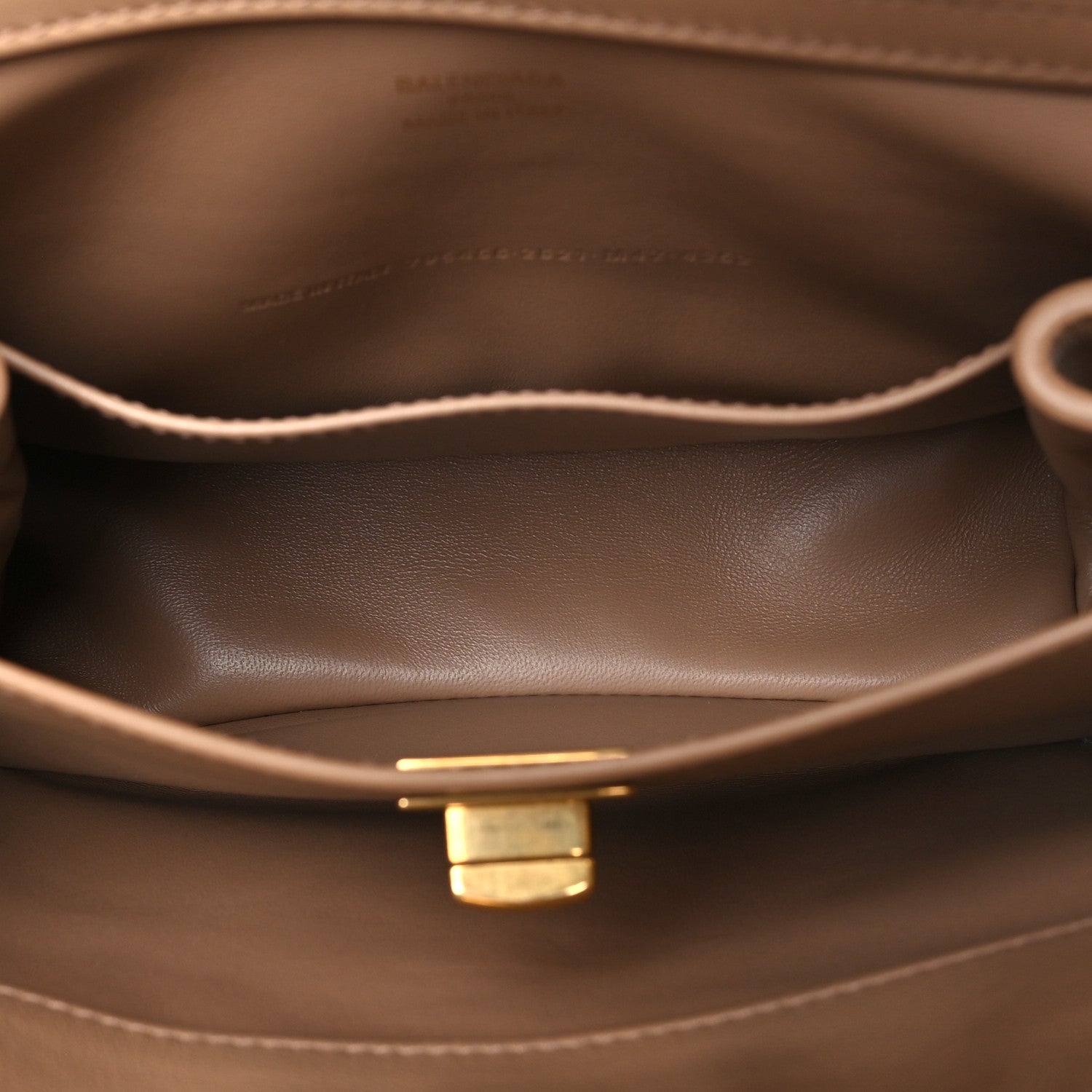 Balenciaga Natural Smooth Calfskin Mini Rodeo Top Handle Handbag Latte 5 of 10