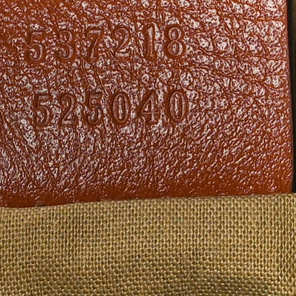 Gucci Vintage Canvas Calfskin Web Maxi Rajah Chain Tote Sand Light Cuir 8 of 15