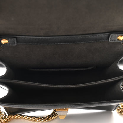 Fendi Vitello Liberty Metal Scalloped Multi Studded Small Kan I Shoulder Bag Black 5 of 11