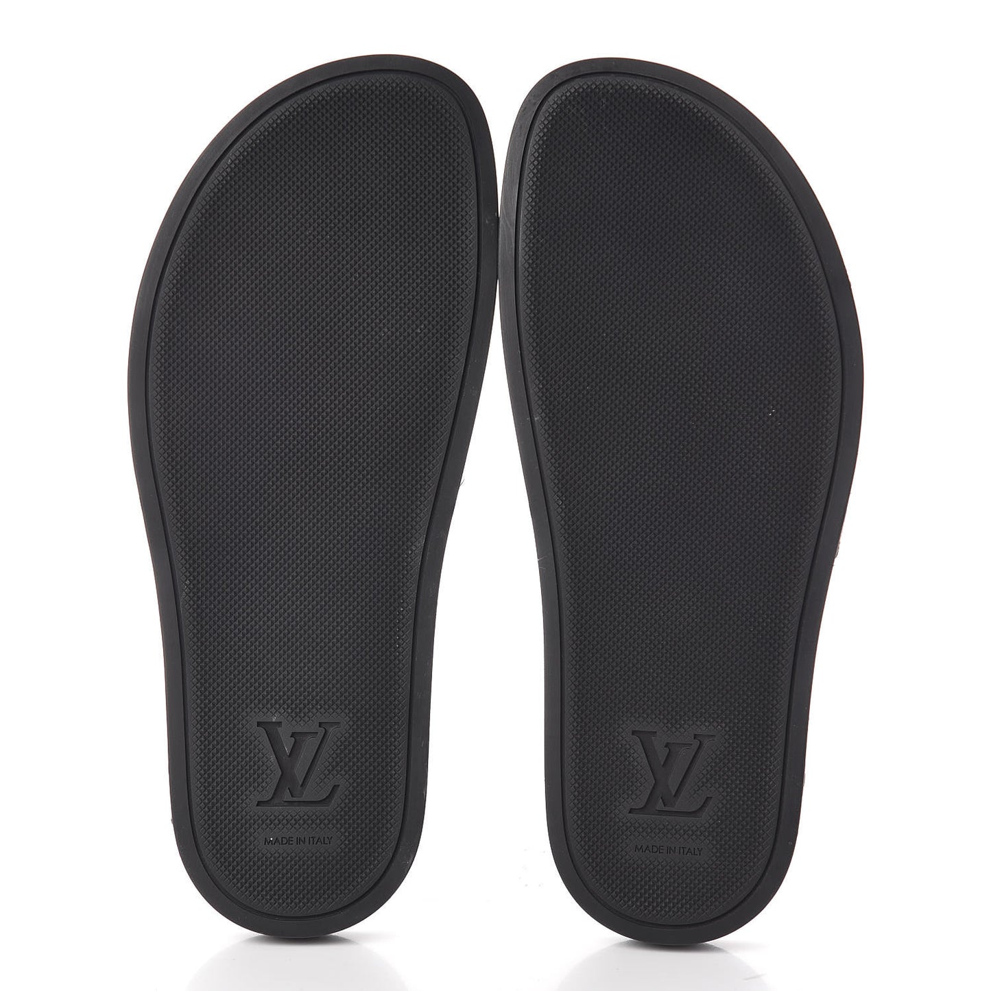 Rubber Monogram Mens Waterfront Mules 5 Macassar