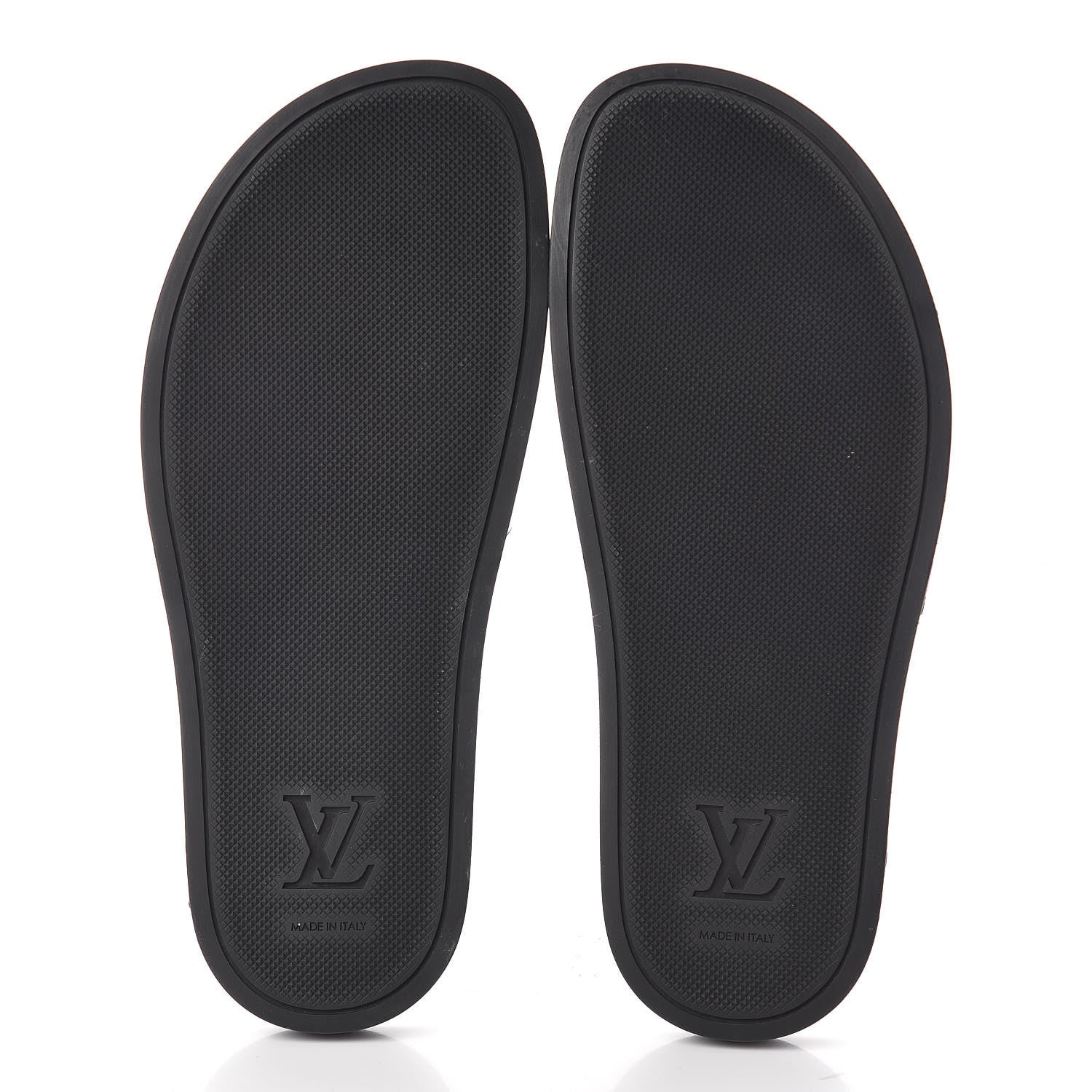 Louis Vuitton Rubber Monogram Mens Waterfront Mules 5 Macassar 5 of 8