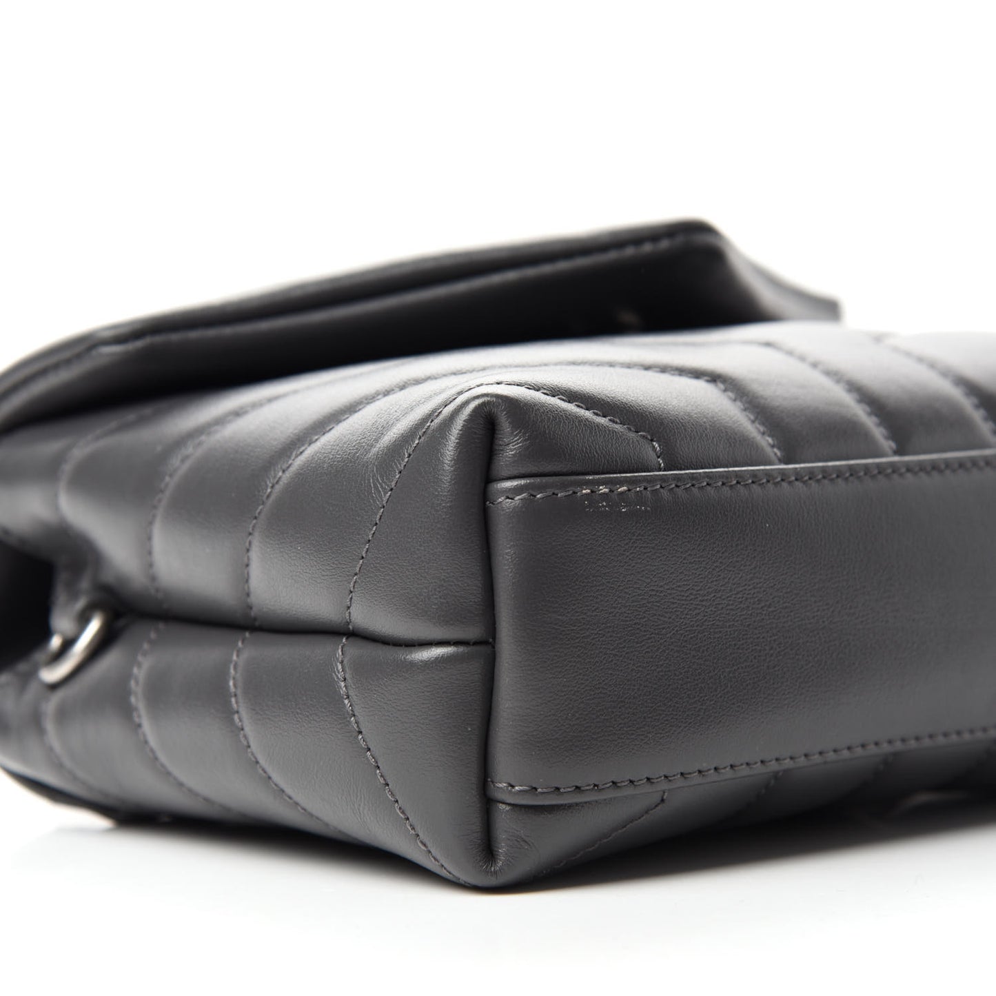 Calfskin Y Quilted Monogram Toy Loulou Crossbody Bag Storm