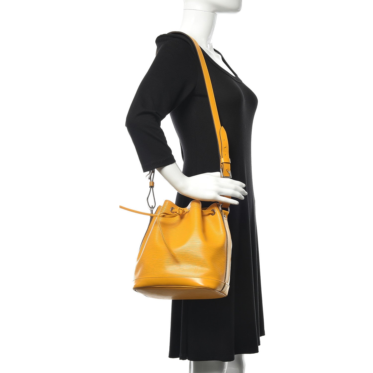 Louis Vuitton Epi Noe BB Citron 2 of 18