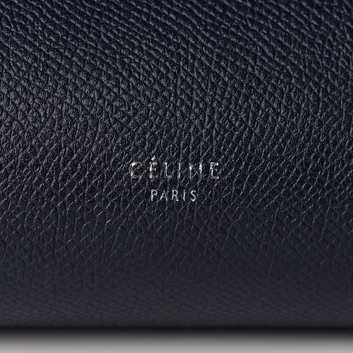 Celine Grained Calfskin Mini Belt Bag Navy 9 of 10