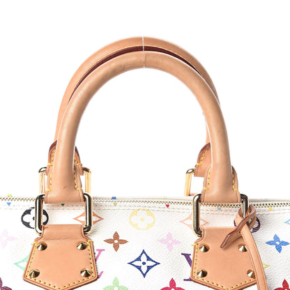 Louis Vuitton Monogram Multicolor Speedy 30 White 9 of 12
