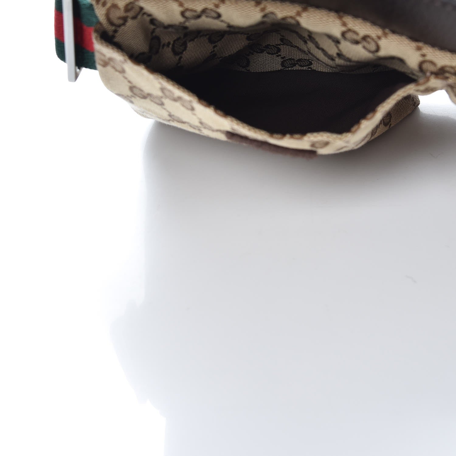 Gucci Monogram Web Belt Bag Dark Brown 6 of 9