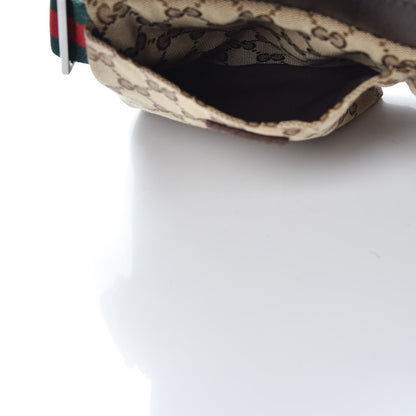 Gucci Monogram Web Belt Bag Dark Brown 6 of 9