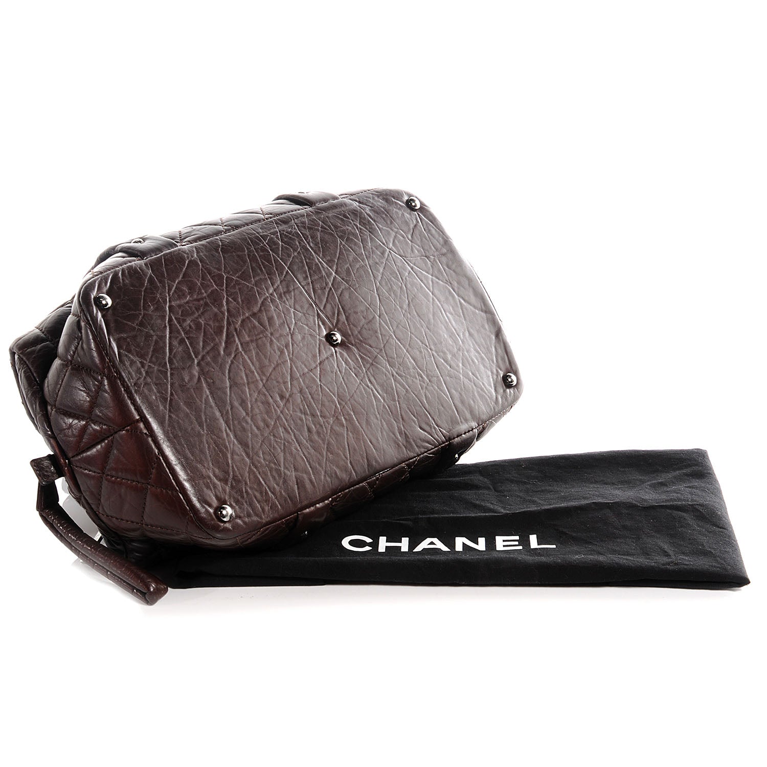 Chanel Ligne Lady Braid Tote Brown 4 of 7