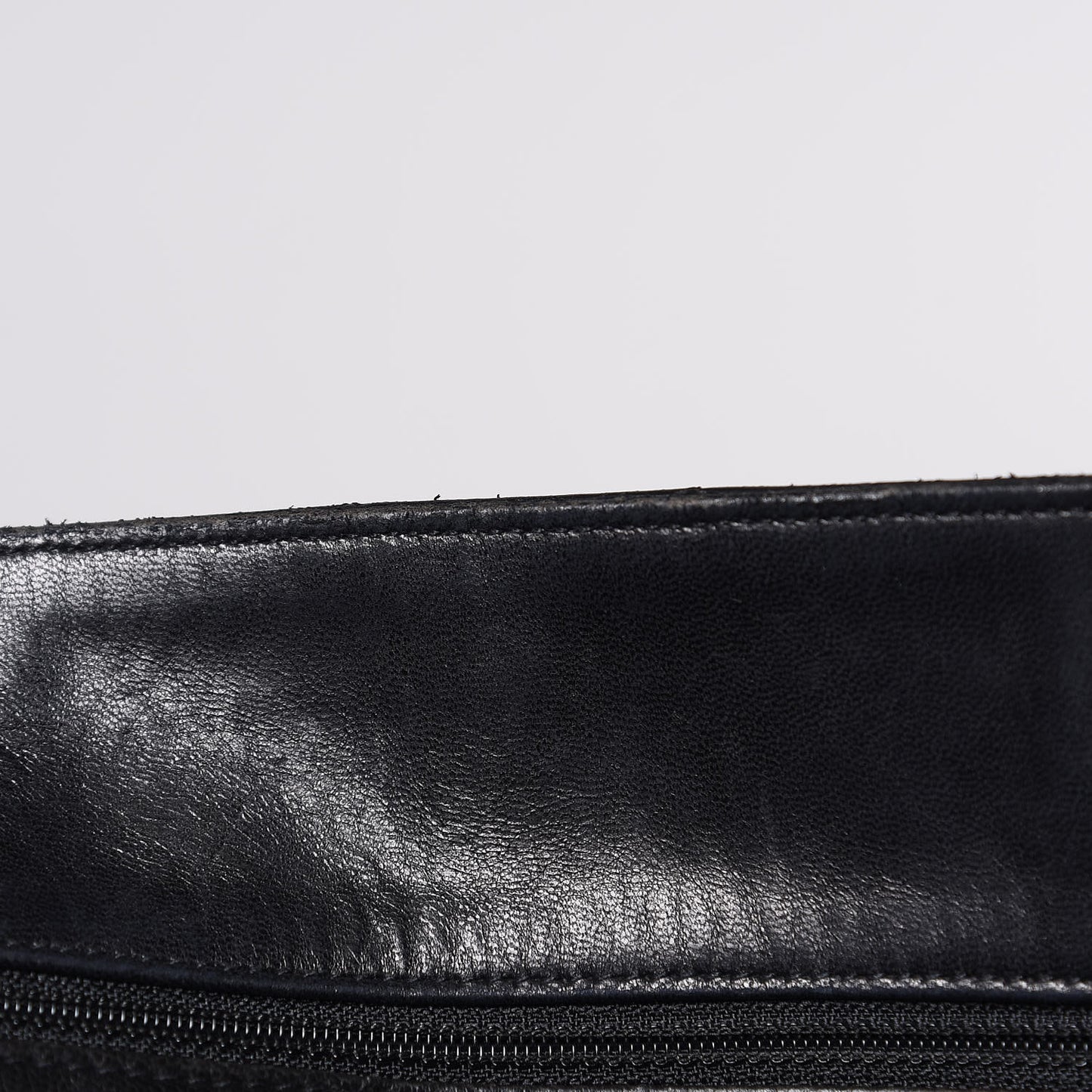 Lambskin Shopping Tote Black