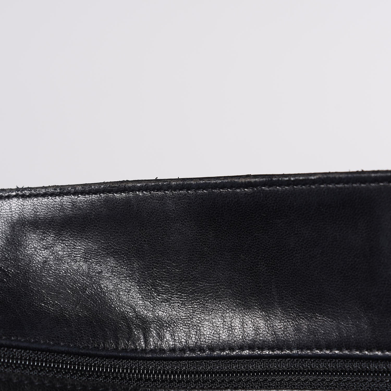 Chanel Lambskin Shopping Tote Black 15 of 21