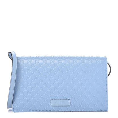 Gucci Microguccissima Crossbody Wallet Mineral Blue 1 of 11