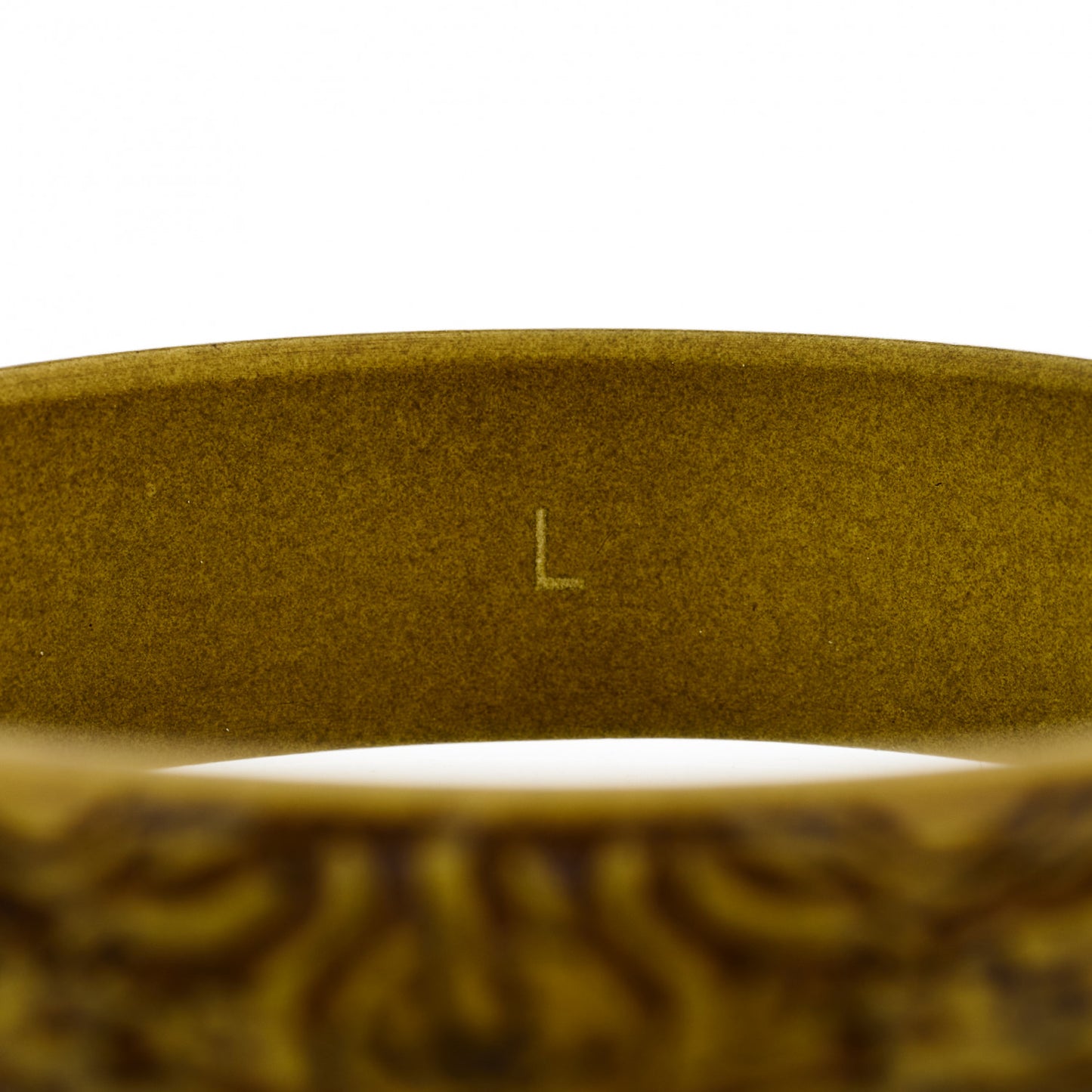 Resin Flora Bracelet L Giallo