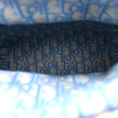 Christian Dior Wicker Oblique Medium Lady Dior Bag Cornflower Blue 5 of 10