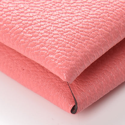 Hermes Chevre Mysore Calvi Card Case Rose Ete 5 of 10