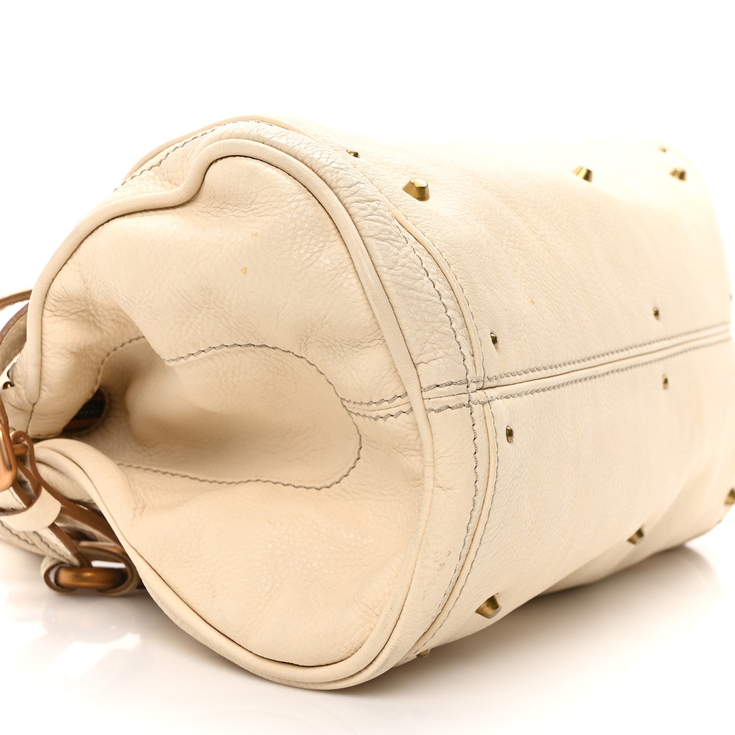 Chloe Calfskin Medium Paddington Satchel Ivory 9 of 10