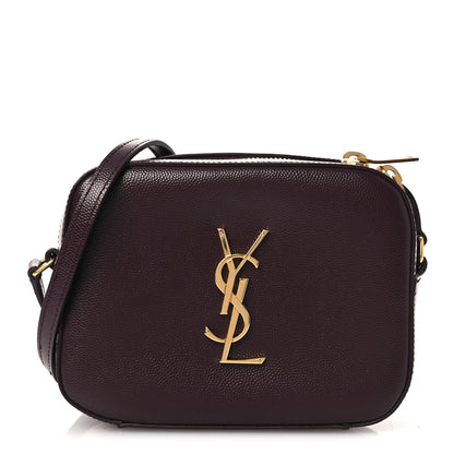 Saint Laurent Grain De Poudre Small Classic Monogram Camera Bag Amaranto 1 of 12
