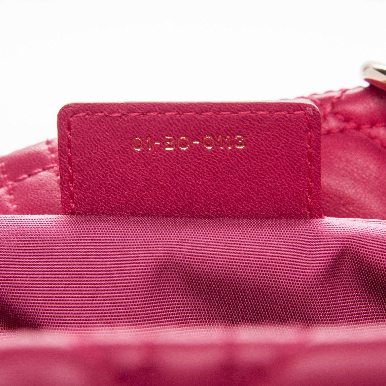 Christian Dior Lambskin Cannage Large Dior Soft Shopping Tote Fuchsia 9 of 9
