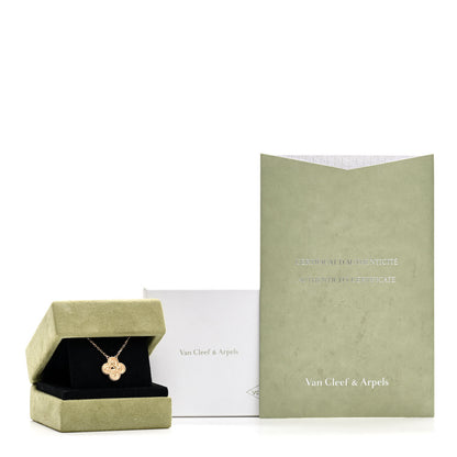 Van Cleef & Arpels 18K Yellow Gold Vintage Alhambra Pendant Necklace 6 of 6